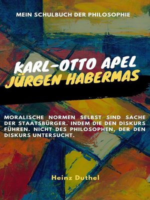 cover image of Mein Schulbuch der Philosophie Habermas Apel